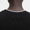 Tricot-t-shirt Asymmetrisk stickad t-shirt
