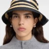 Vela-hatten Vikbar raffia-buckethatt Vela-hatten Vikbar raffia-buckethatt